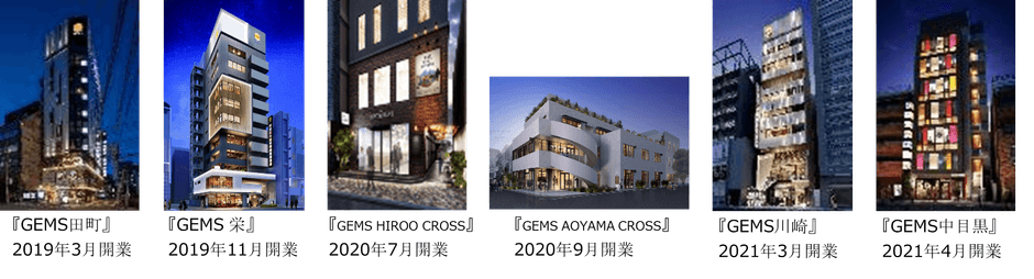 GEMSプロジェクト一覧