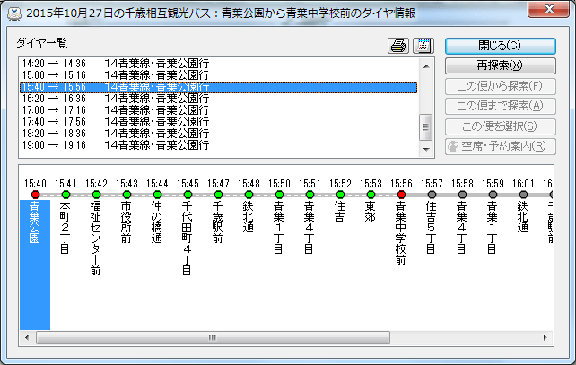 ダイヤ情報イメージ