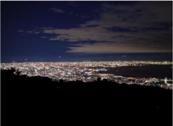 六甲ガーデンテラスからの 1000万ドルの夜景