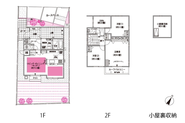 2号棟 土間付きの「趣味を存分に楽しむ家」(イメージ)
