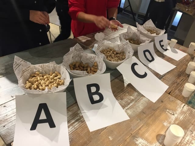 キックオフイベント_利き落花生