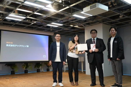 AWS主催「“ビジネスをグロースする”生成AIコンテスト」で 総合3位入賞 ― ホテル特化型AI人材育成プラットフォーム 「hoteliyell(ホテリエール)」が評価 ―