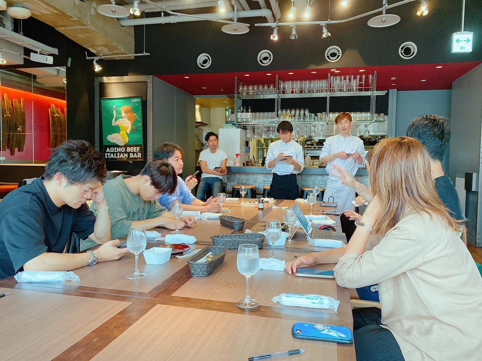 カンボジア関係者と試食会