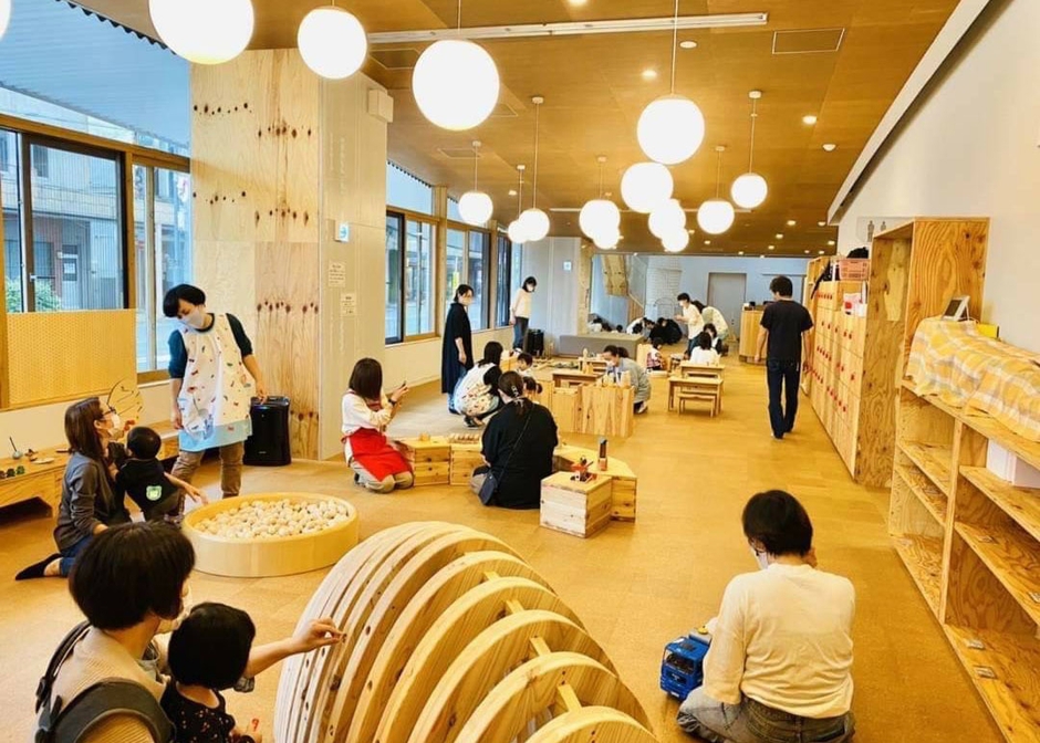 花巻おもちゃ美術館・木製遊具玩具コーナー