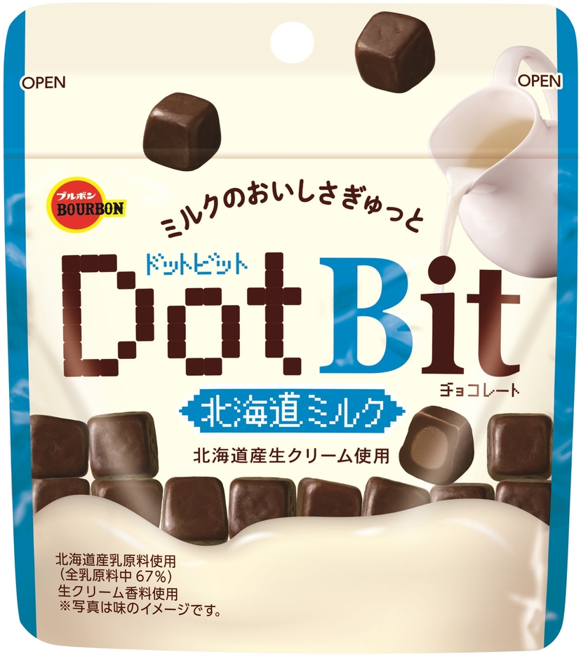 ドットビット北海道ミルク パッケージ