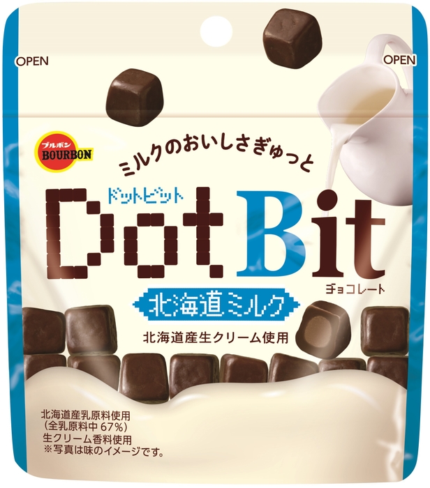ドットビット北海道ミルク パッケージ
