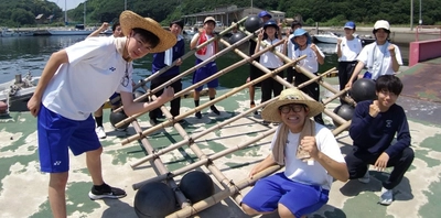 近大附属広島高校福山校が「うみぽす甲子園」決勝に2年連続出場　コンテストの一環として小中学生を対象に「白石島里海遠足」を実施