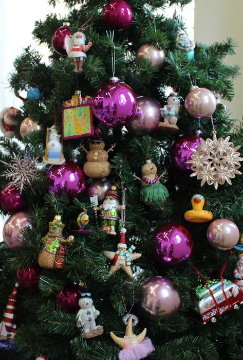 ピンク&トロピカルのツリー