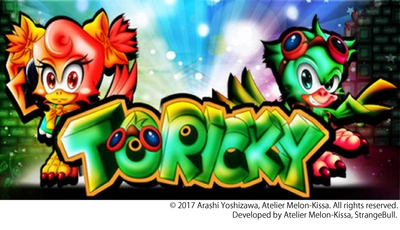 アトリエ・メロン喫茶　×　バンタンゲームアカデミー 空飛ぶプラットフォームゲーム”TORICKY”の キャラクターボイスに 声優学部の学生が起用されました！ 