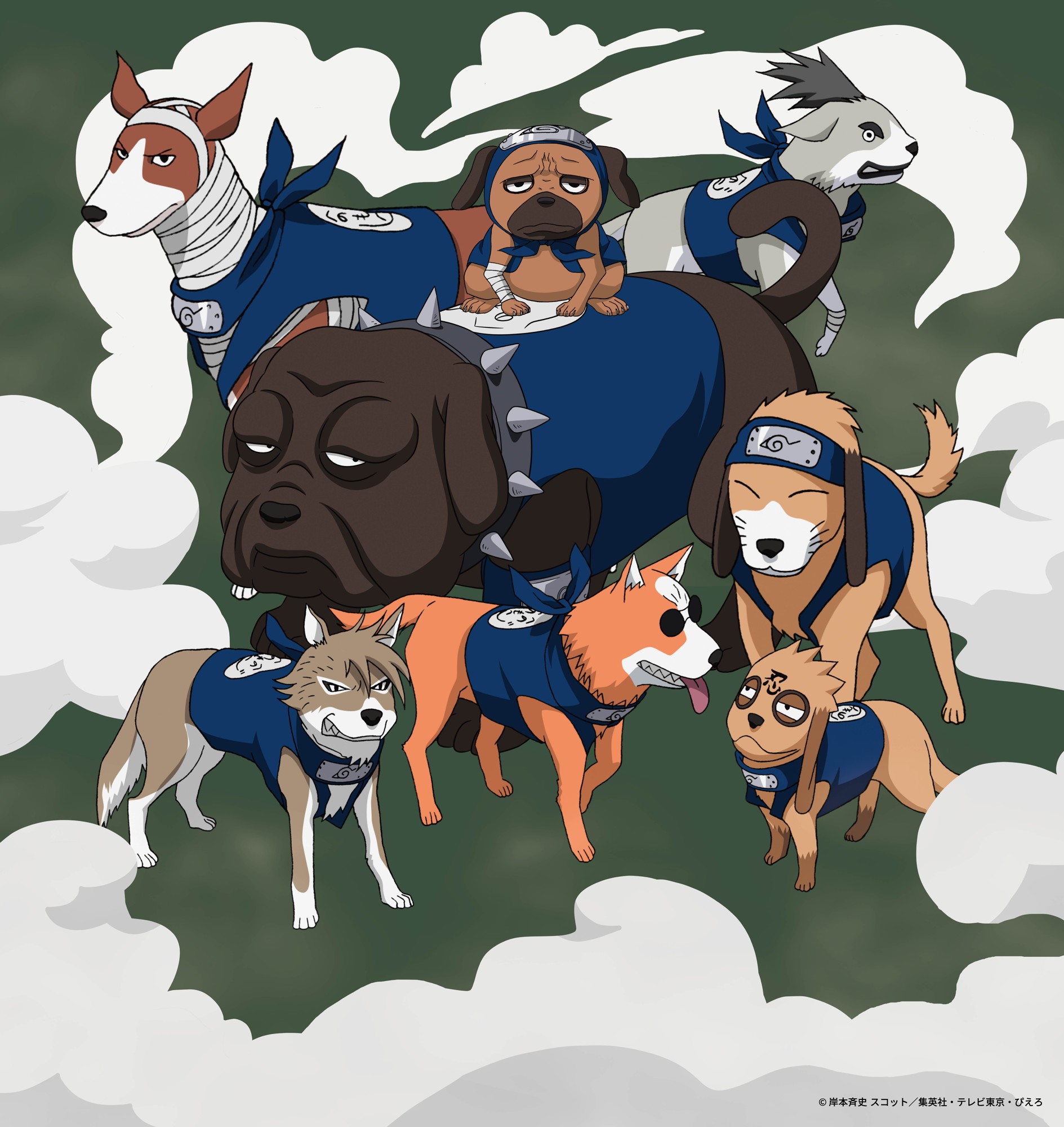 『NARUTO&BORUTO 忍里』 はたけカカシ誕生祭
「いでよ、相棒!口寄せの術」に“八忍犬”が登場!
8月15日(土)より期間限定開催