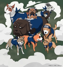 『NARUTO＆BORUTO 忍里』　はたけカカシ誕生祭
「いでよ、相棒！口寄せの術」に“八忍犬”が登場！
8月15日（土）より期間限定開催