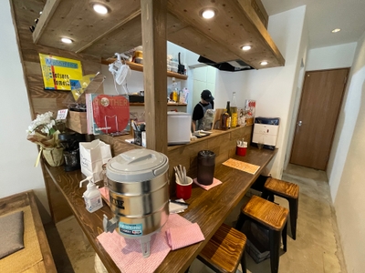 店内カウンター