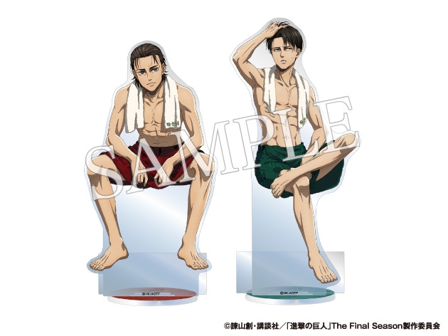 アクリルスタンド(サウナ) 全2種 各1,980円(税込)