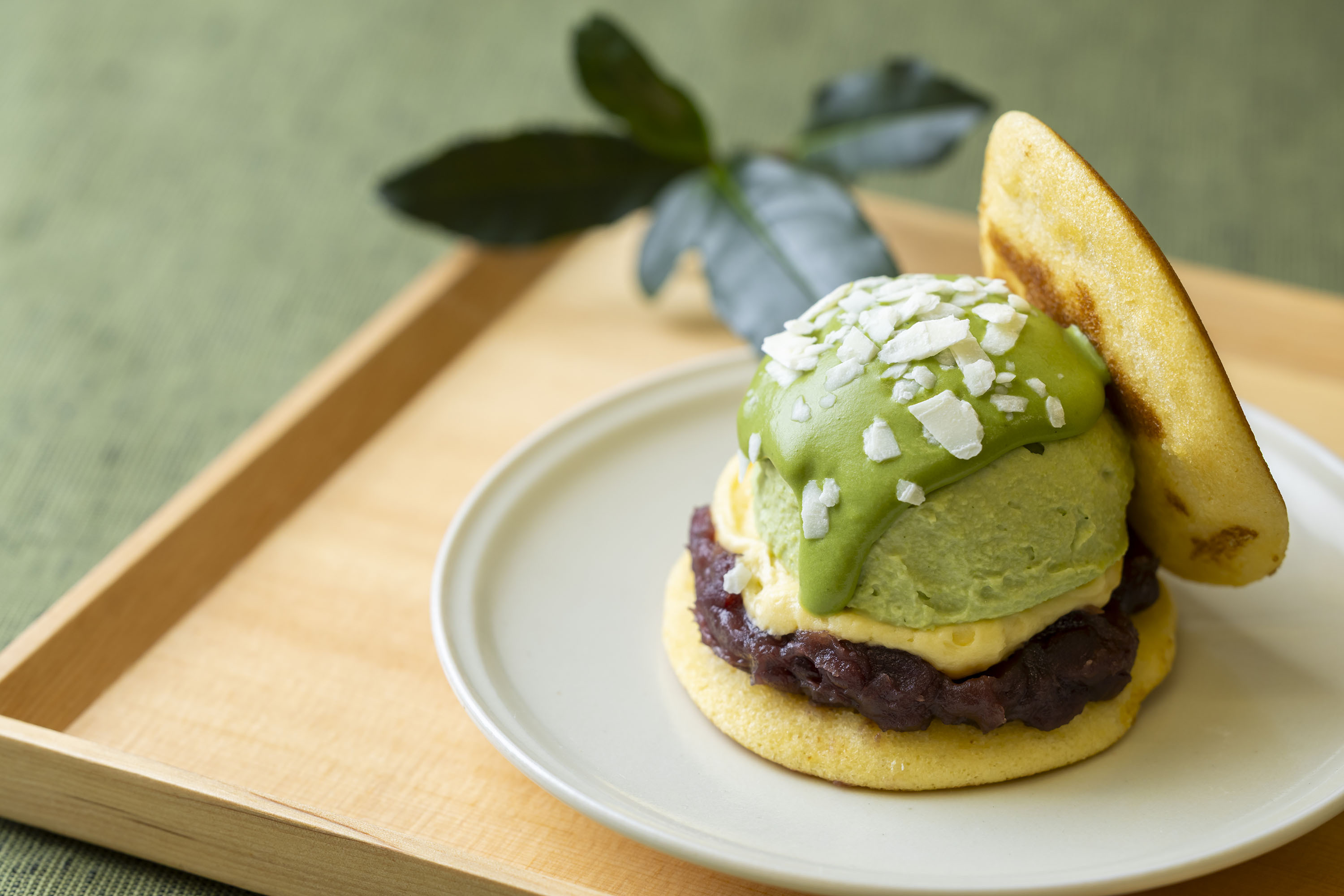 ばたーあんどら焼き【抹茶】 1個550円