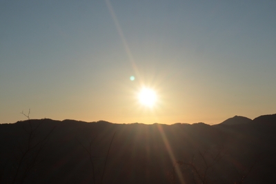 宝登山から眺める初日の出　イメージ