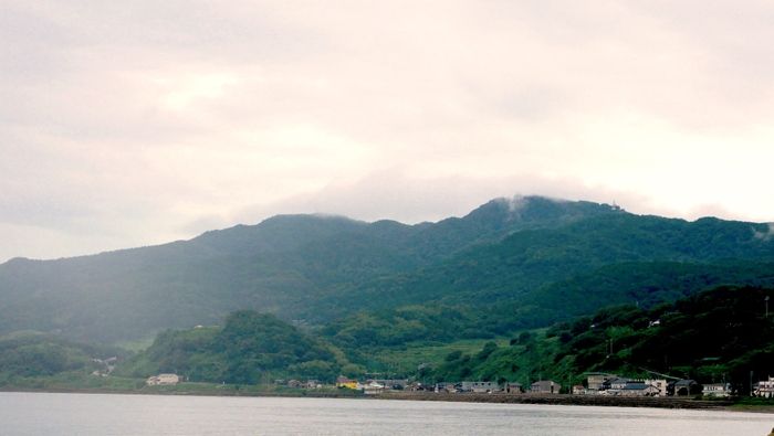 輪島市街地を見下ろす高洲山