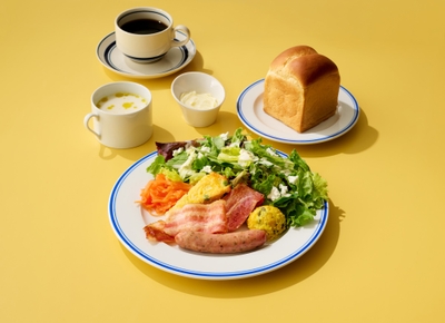 作りたてバターとトースト 　メインセット