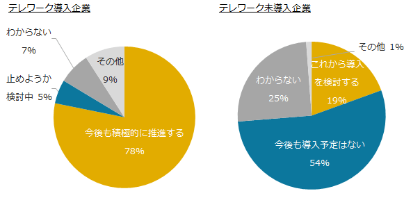  図9：テレワークへの展望 