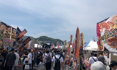 ひるじげグルメ祭の様子(2019年)