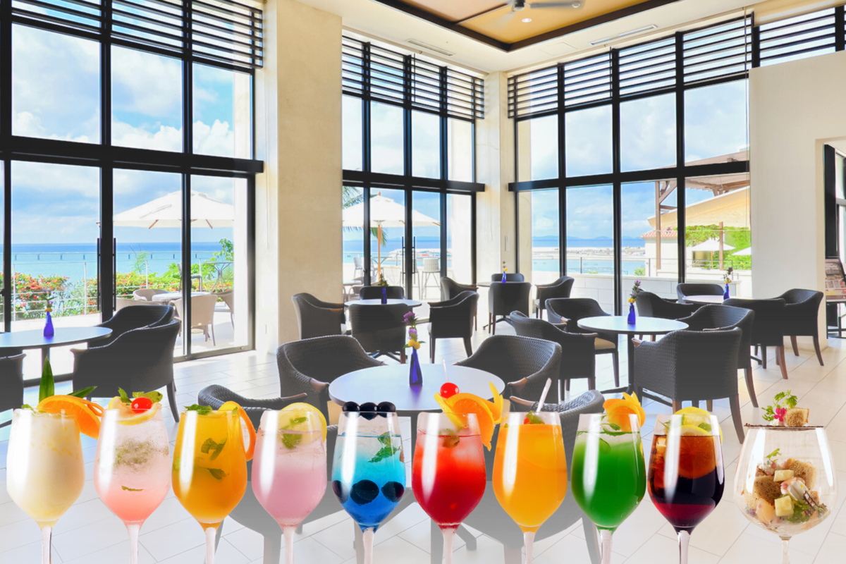 沖縄・瀬長島ウミカジテラスがフォトコン入賞作品を発表！瀬長島ホテルで作品展示＆ラウンジで”想いを彩る”9色ドリンクと夏スイーツを提供