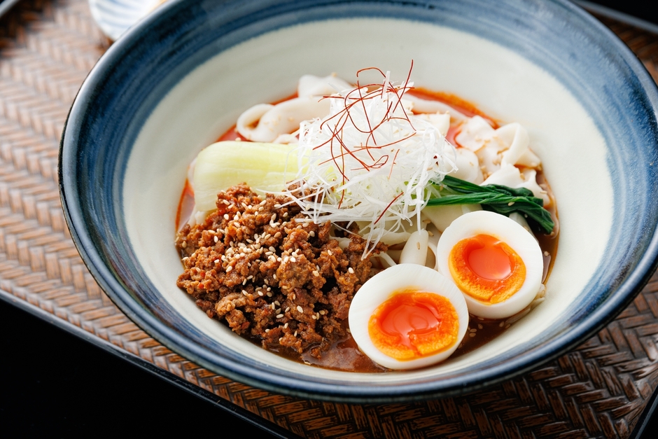 自家製肉みそ香る 担々ぶっかけほうとう
