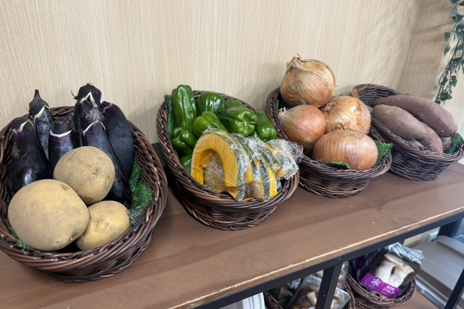 野菜マルシェの一例（※季節や時期により内容は変わります。）