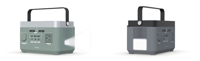 (左画像:グリーン/右画像:グレー)