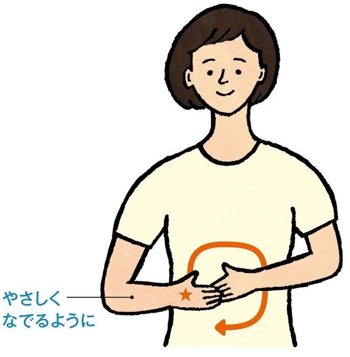 便を出口へ導く! 腸おそうじマッサージ 2