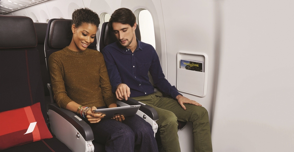 ボーイング787のエコノミークラス