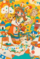 イラストレーターitousaの初個展「Hippity Hoppity」を12月9日（土）〜12月20日（水）まで、Anicoremix Gallery にて開催！