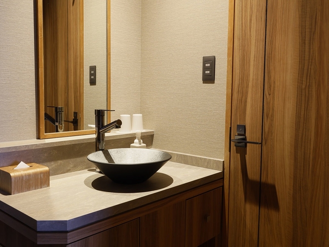 洗面にもこだわりを