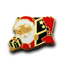 ◆PINS FACTORY（ピンズファクトリー）◆　ピンズ実例No.860株式会社井筒屋様「井筒屋オリジナルクリスマスピンバッジ」