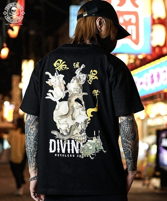 鳥獣戯画 TEE(ブラック)