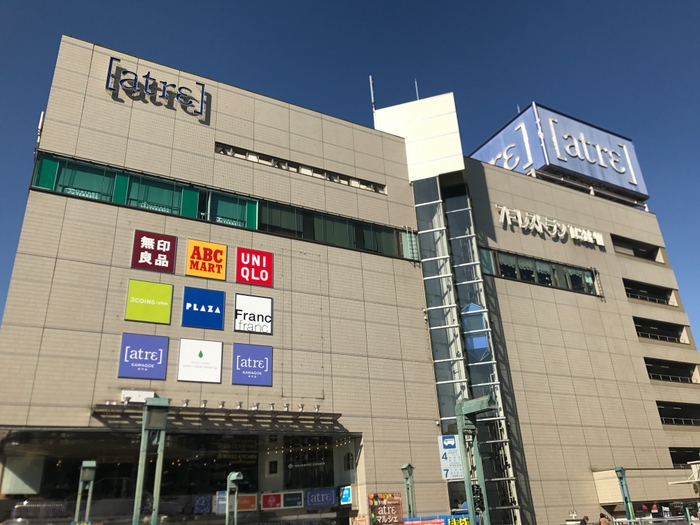 JR川越駅の玄関<アトレ川越>