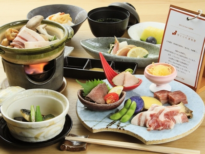 鉄板料理や津和野の旬の食材を味わう<お食事>