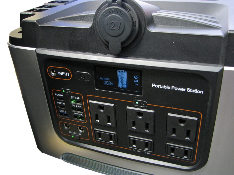 ポータブル電源 T700 残量メモリー1