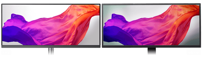 ムラ補正で均一なユニフォミティ