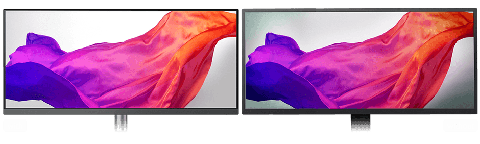 ムラ補正で均一なユニフォミティ