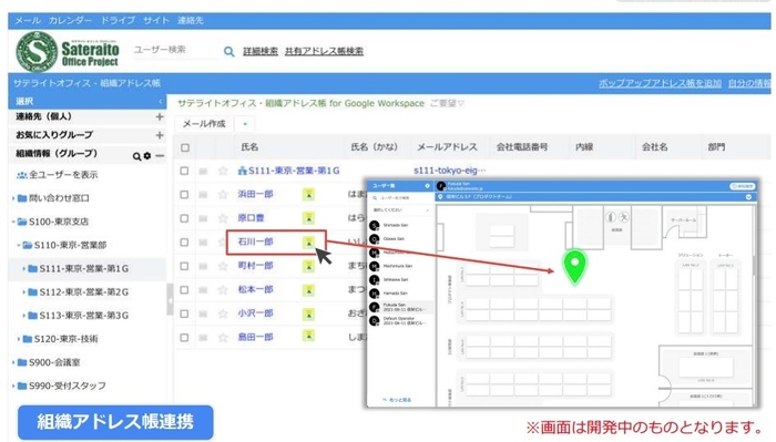 組織アドレス帳連携