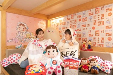 【BEB】不二家 × 星野リゾート BEB　コラボキャンペーンを実施！～ミルキーをテーマにした、客室・スウィーツを楽しむ“ベブいホカンス”「ミルキースウィートルームステイ」販売｜期間：2023年4月1日（土）～6月30日（金）