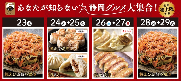 日替わり実食商品