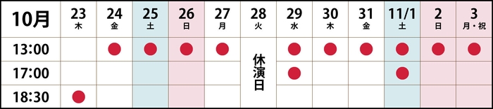 タイムスケジュール