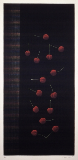 14のさくらんぼ　銅版画　1966年
