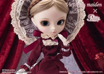 ファッションドール・プーリップとアパレルブランド「Victorian maiden」との初コラボレーション（2023年9月発売予定）