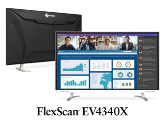 広い表示領域でオフィスワークの効率化を推進する、 FlexScanシリーズ最大サイズの42.5型4Kモニターを発売