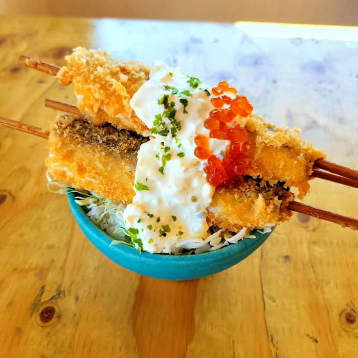 ジャーマン・スープレックスドン～カマス棒串刺しタルタル丼～