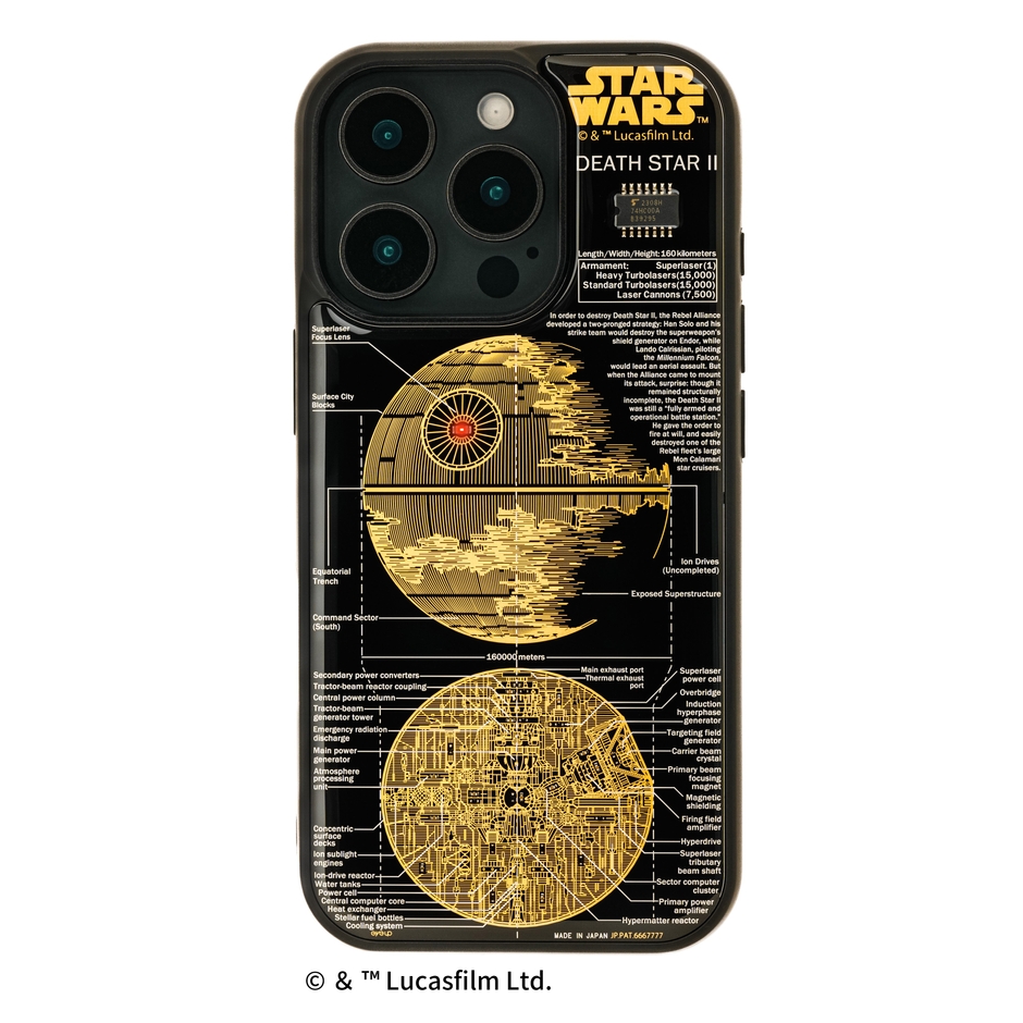 FLASH DEATH STAR 基板アート iPhone 16Pro ケース