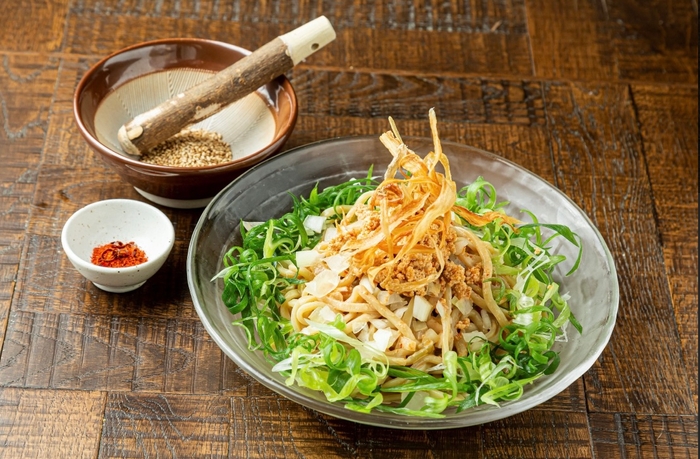 九条ネギをたっぷり使った「冷やし担々麺」