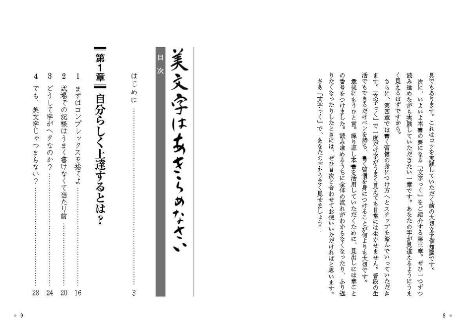 『美文字はあきらめなさい』内容(4)