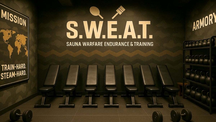 【S.W.E.A.T.(トレーニングルーム)】(アメリカパビリオン)